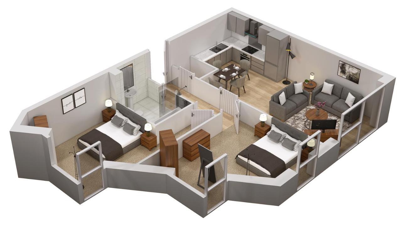 Southbank Leeds Apartment. New! With Free Parking Exterior photo